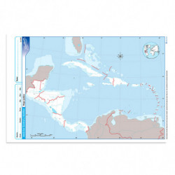 Mapa America Central y...