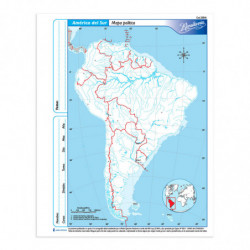 Mapa América del Sur...