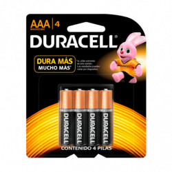 Pilas AAA (chica) Duracell,...