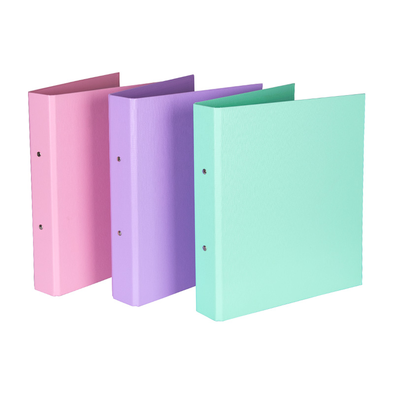 Carpeta 3 anillos Lama de polipropileno N°3, colores pastel surtidos