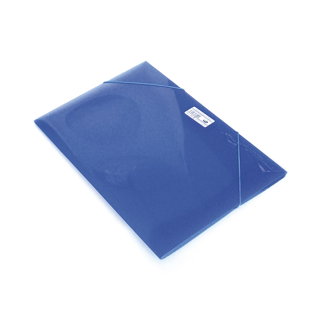 Carpeta 3 solapas con elástico, de polipropileno Oficio color