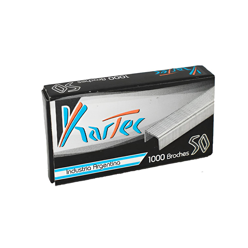 Broches Kartec N°50, caja de 1000 unidades