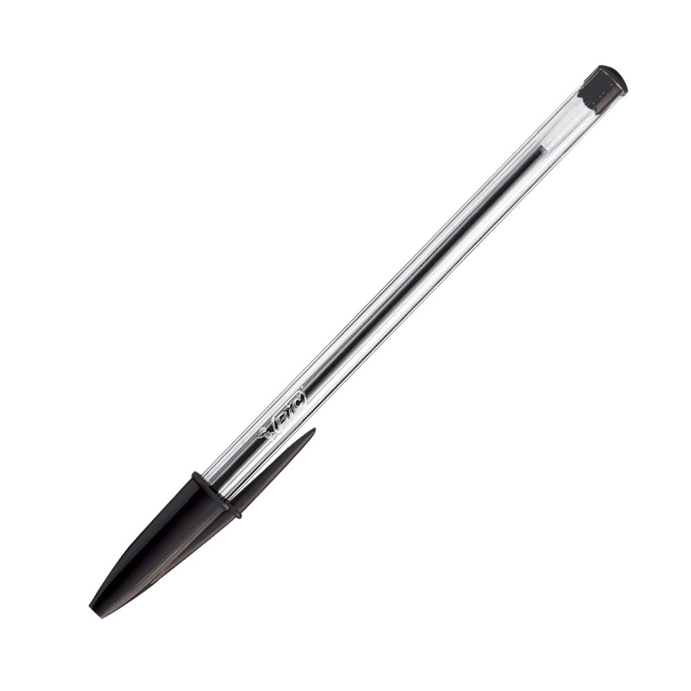 Bolígrafo Bic Cristal negro, unidad