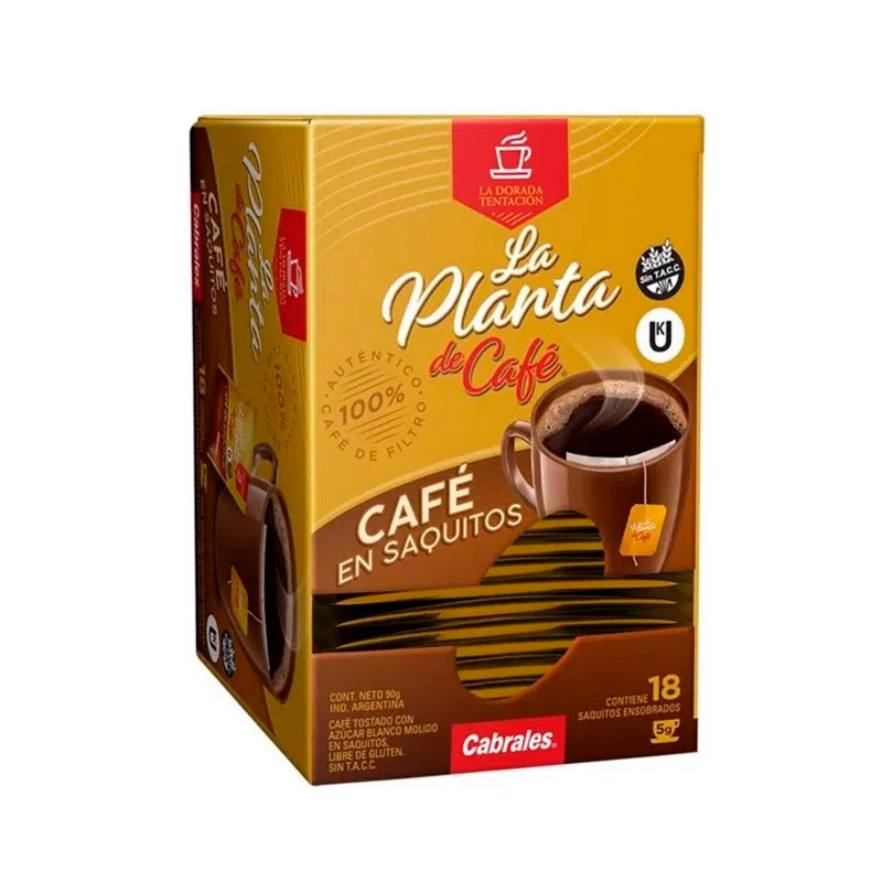 Café en saquitos Cabrales, caja de 20 saquitos