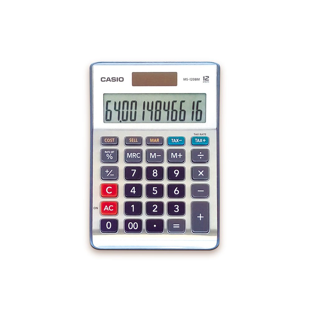 Calculadora de mesa Casio MS 120MS