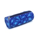 Cartuchera de tela cordura de 1 cierre Dinosaurio tipo tubo