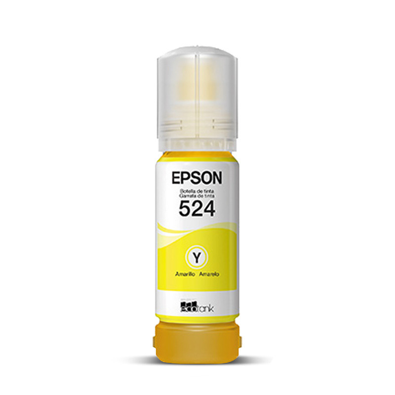 Botella de tinta Original Epson T524 T524420-AL amarillo