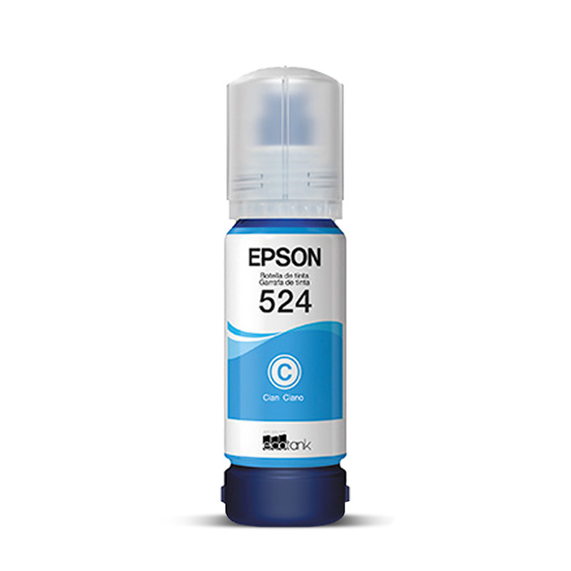 Botella de tinta Original Epson T524 T524220-AL cyan