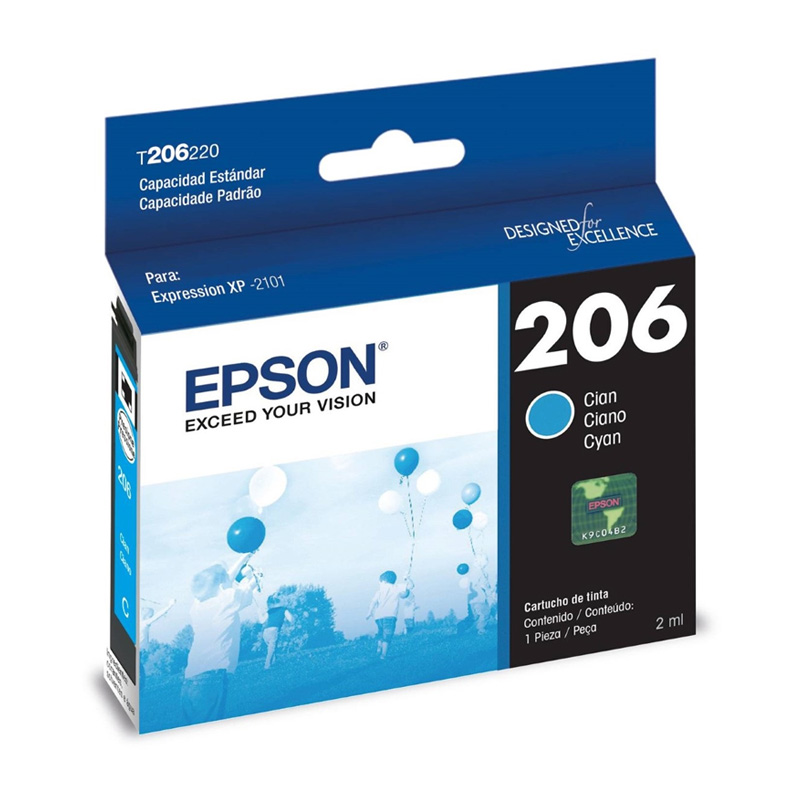 CARTUCHO ORIGINAL Epson T206220-AL Cyan