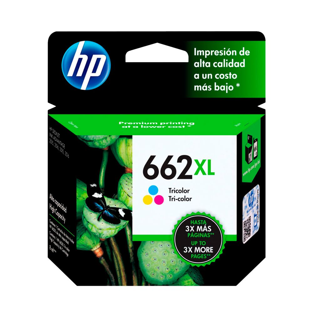 CARTUCHO ORIGINAL HP 662XL CZ106AL Color