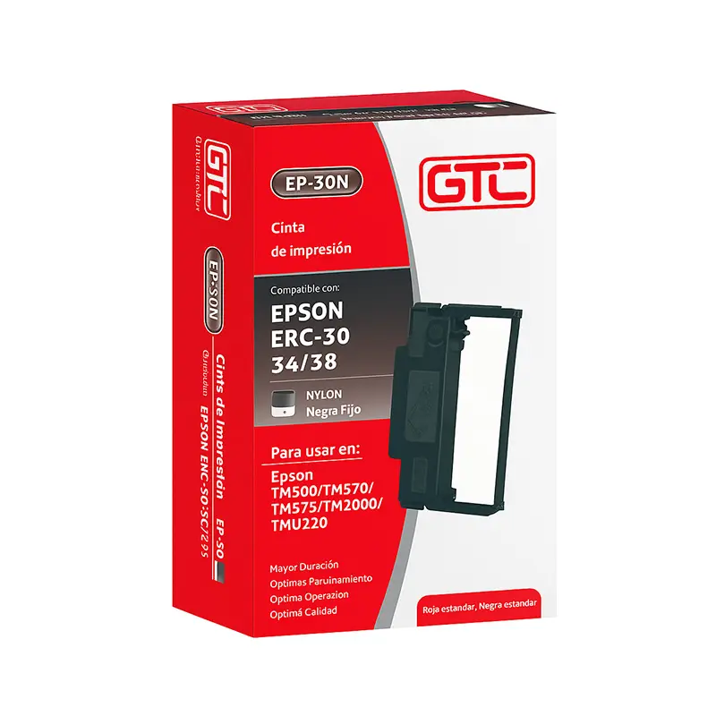 Cinta alternativa Epson ERC-38B negra