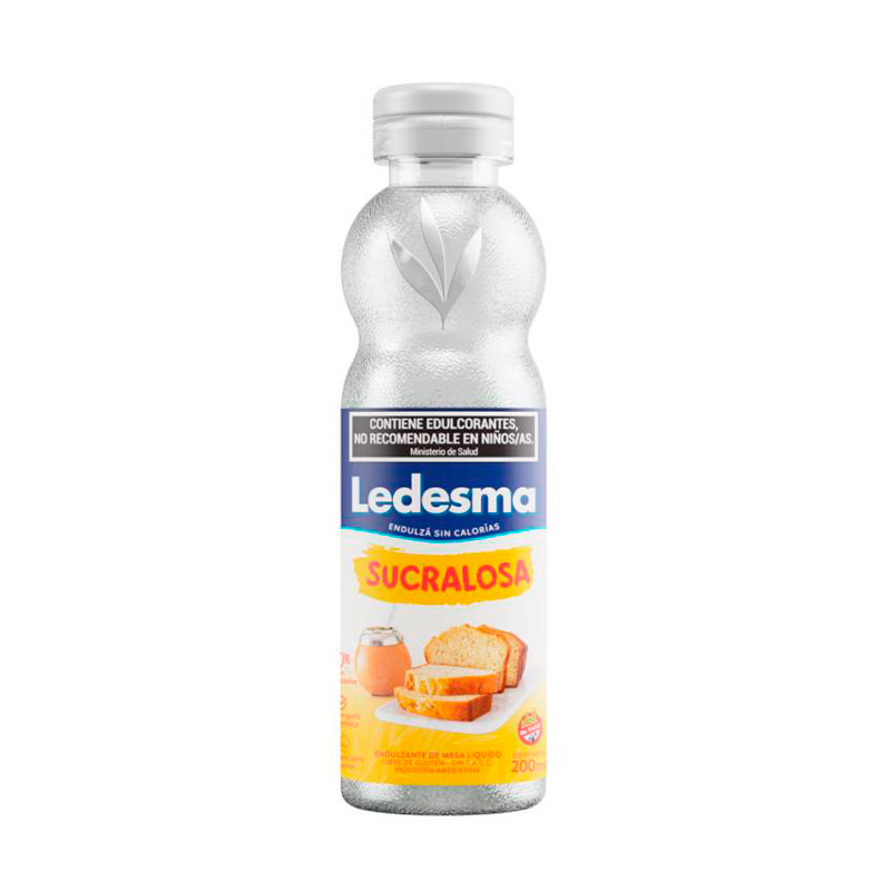 Edulcorante Ledesma Sucralosa, Frasco 200cc.