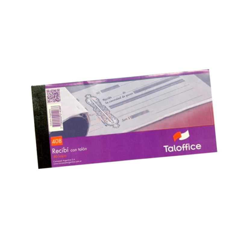 Talonario Recibí Taloffice 408 chico