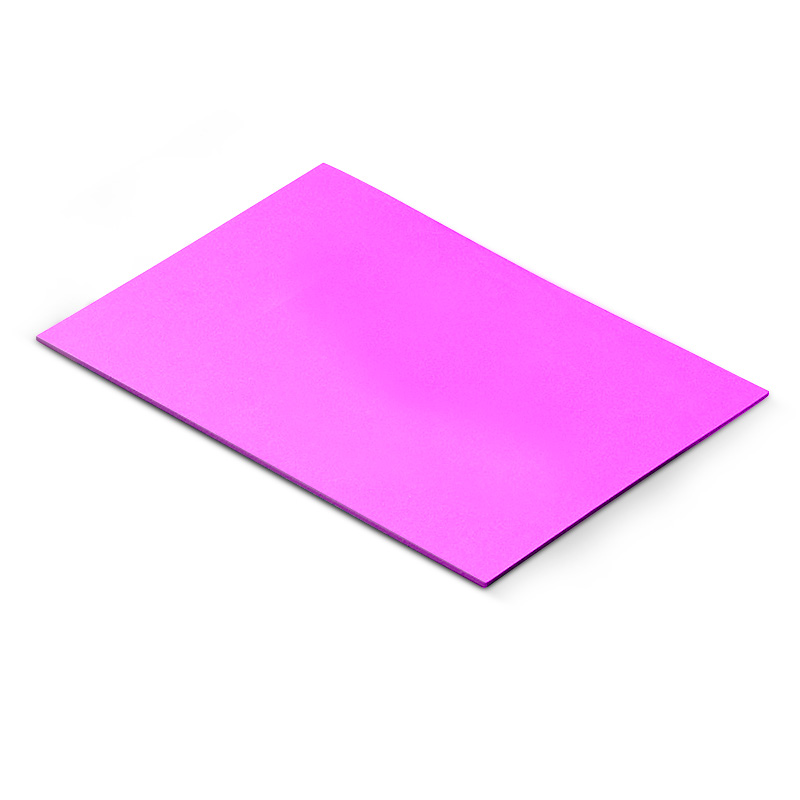 Goma Eva fucsia, pack de 10 unidades