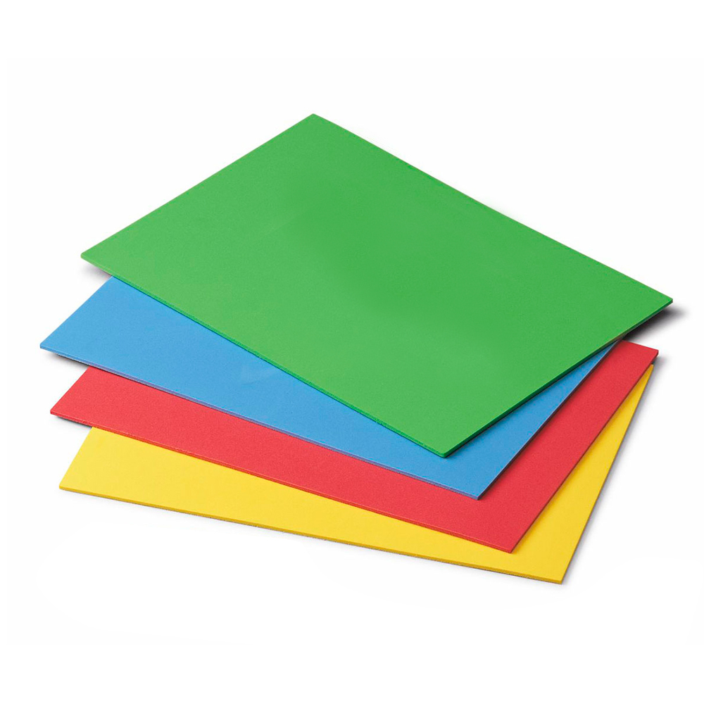 Goma Eva colores surtidos, pack de 10 unidades