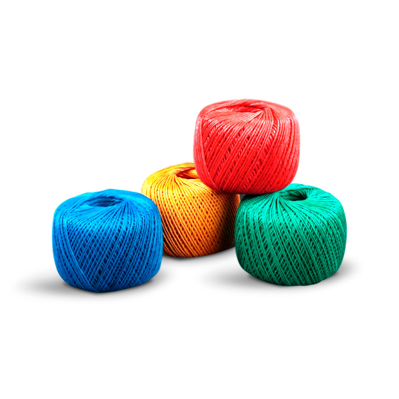 Hilo de polipropileno multicolor Bambino de 20g. 2.5mm. de diámetro, ovillo de 20mts.