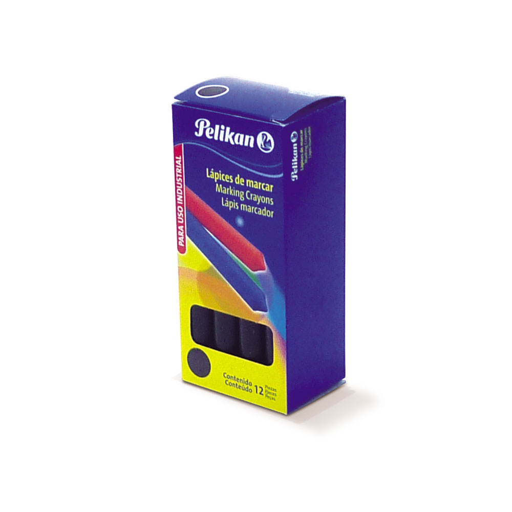 Lápiz de marcar Pelikan 762 negro, caja de 12 unidades