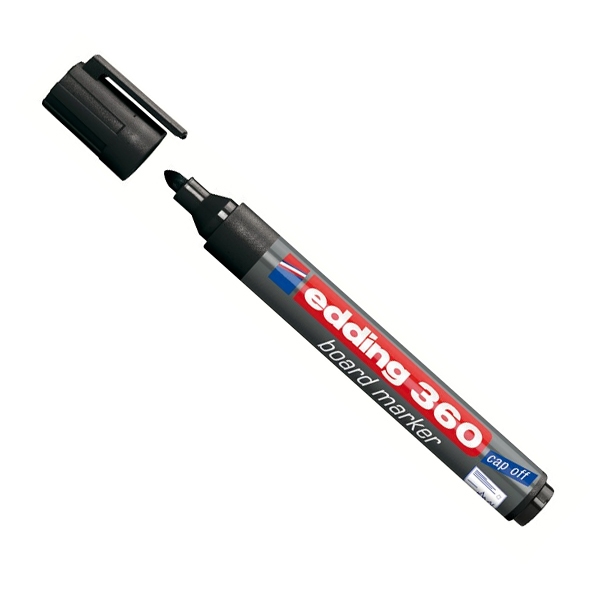 Marcador para pizarra Edding 360 negro