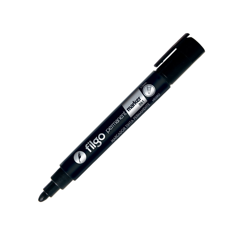 Marcador al solvente Filgo Permanent Marke 061 negro