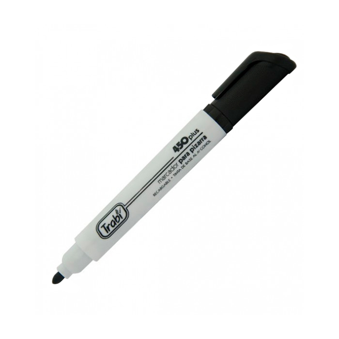 Marcador para pizarra Trabi 450 negro