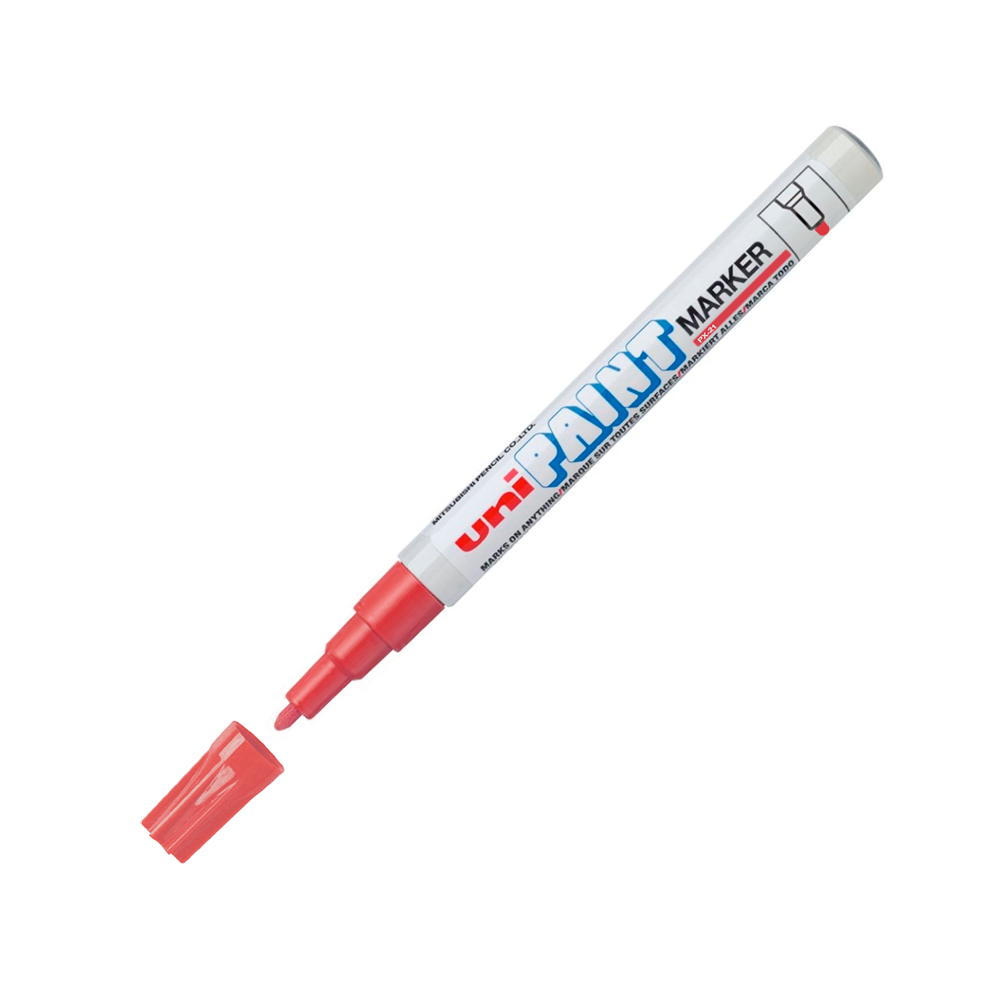Marcador Uni Paint PX21 rojo, 12 unidades