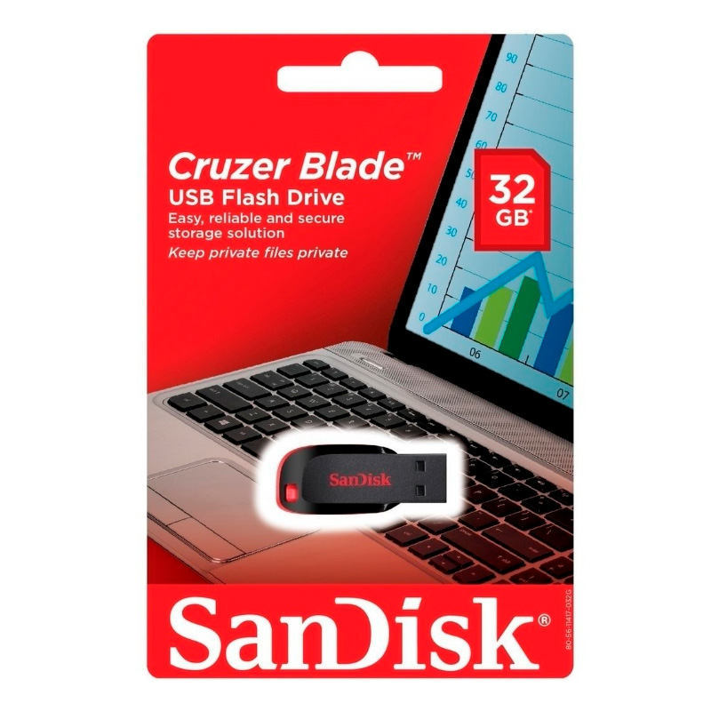 Pen drive 32GB SanDisk Cruzer Blade 3.2