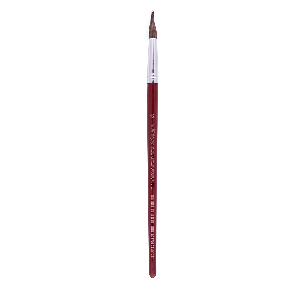 Pincel redondo Van Orley N° 12, pack de 12 unidades