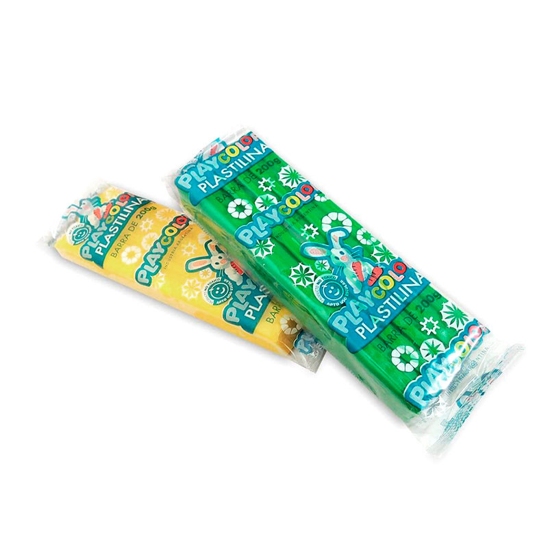 Plastilina Playcolor amarilla, 200g.