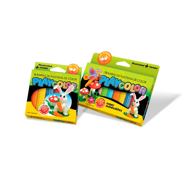 Plastilina Playcolor roja, 200g.