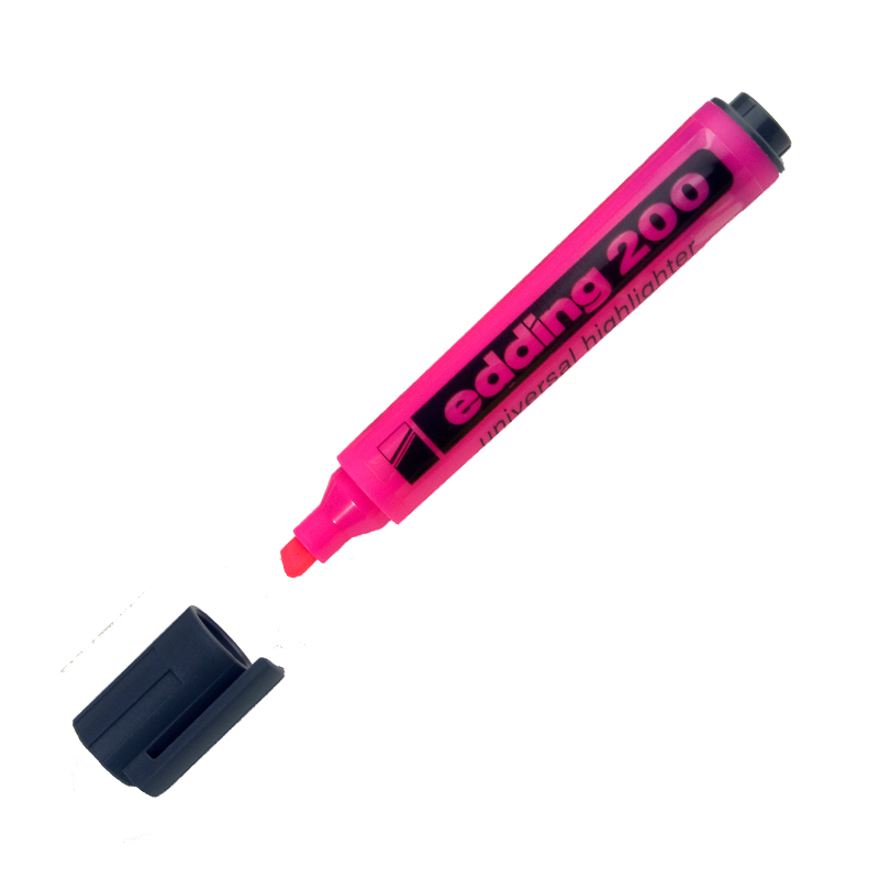 Resaltador Edding 200 rosa