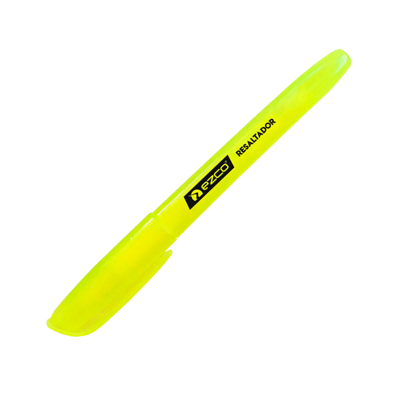 Resaltador circular Ezco Neón amarillo