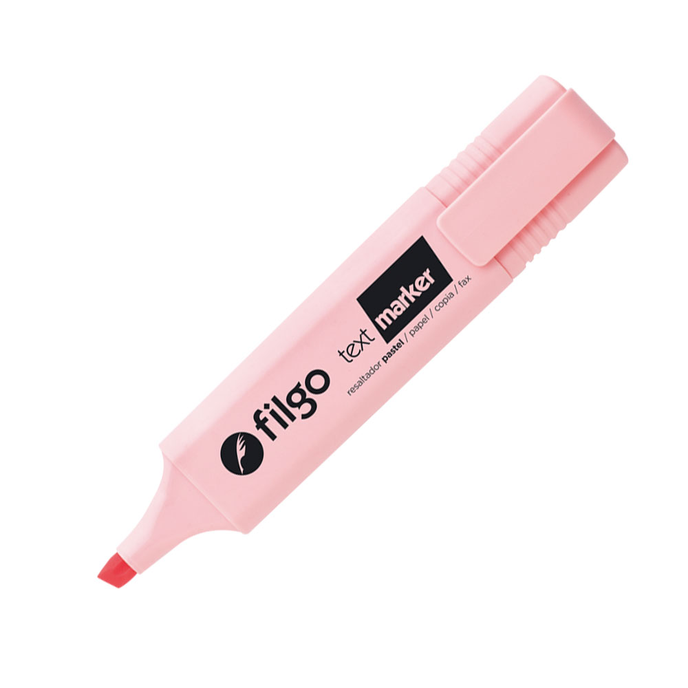 Resaltador Filgo Text Marker Flúo rosa