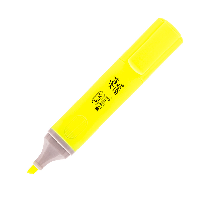 Resaltador chato Trabi High Texter amarillo