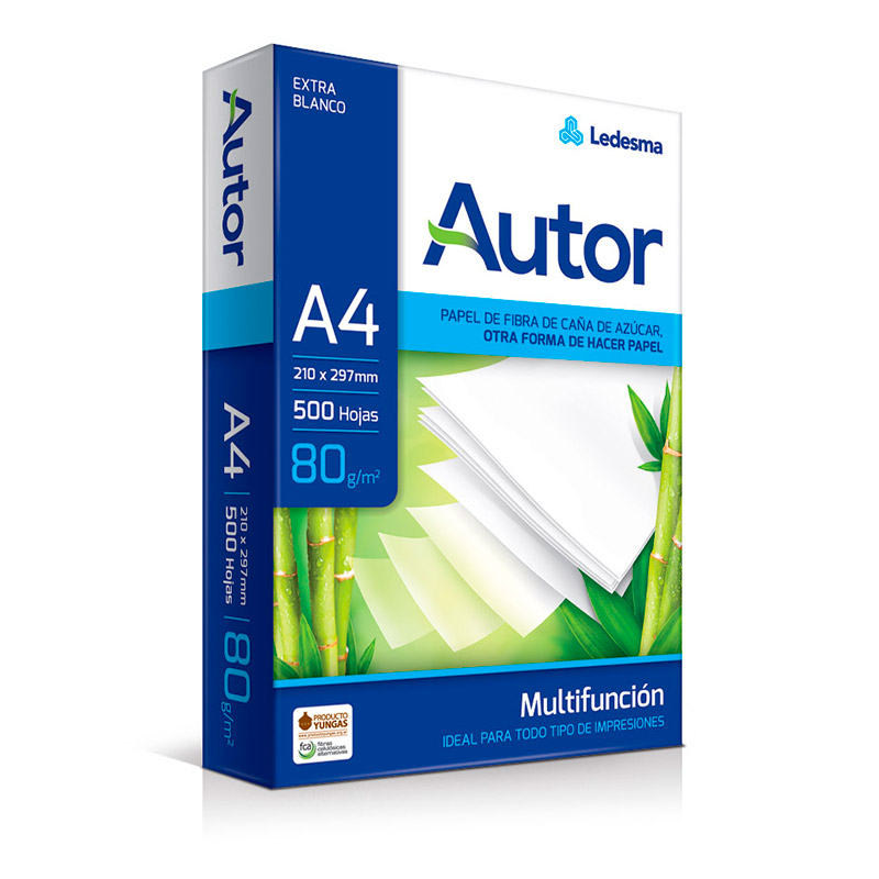 Resma Autor A4, 80g.