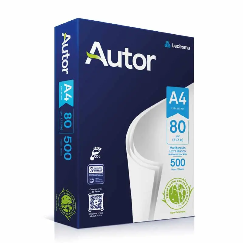 Resma Autor A4, 80g.