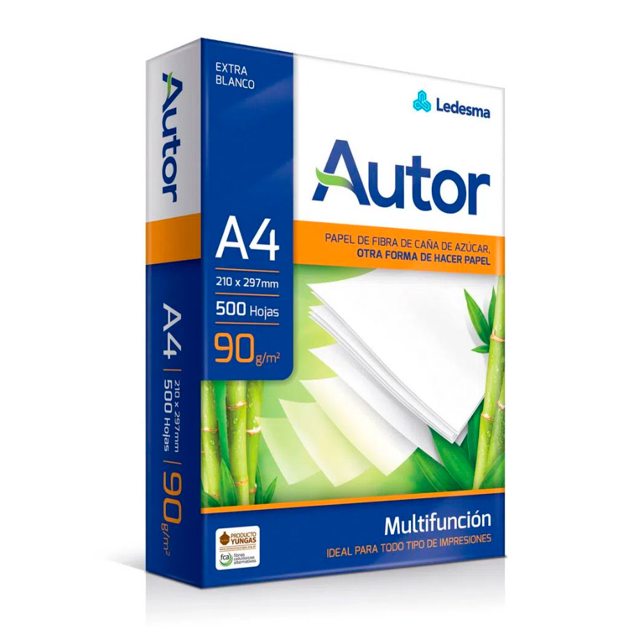 Resma Autor A4, 90g.
