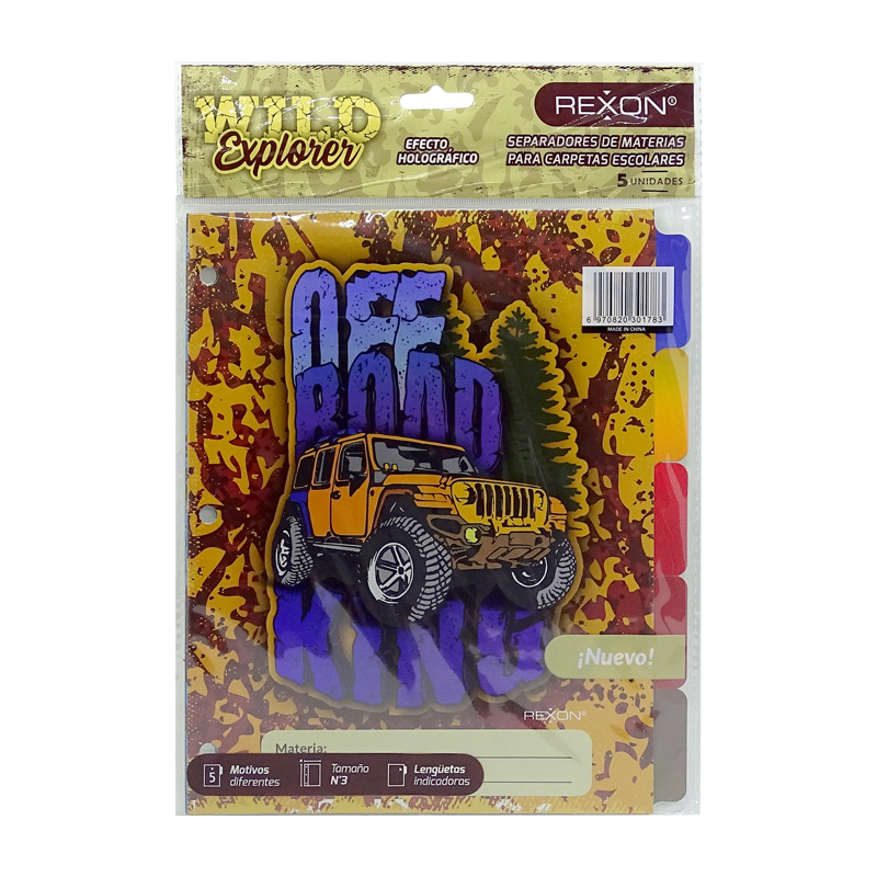 Separador 5 posiciones Rexon Wild Explorer N°3