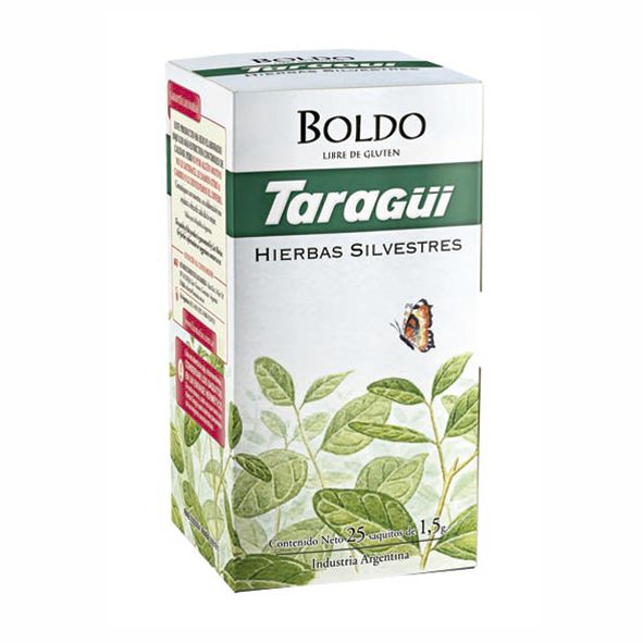 Té de Boldo Taragüí, caja de 20 saquitos