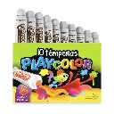 Témpera Playcolor Marrón, 8cc. caja de 10 unidades