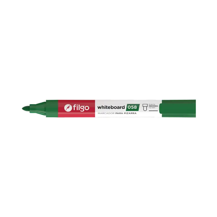 MARCADOR P/PIZARRA 058 VERDEx1 FILGO