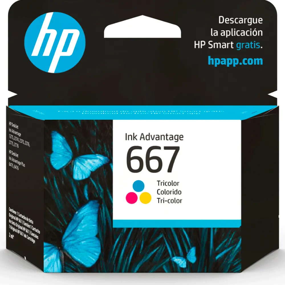 CARTUCHO ORIGINAL HP 3YM78AL #667AL Tri 