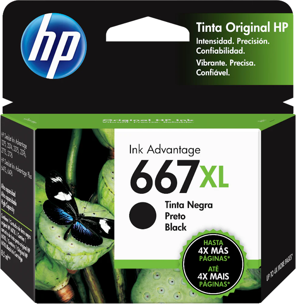 CARTUCHO ORIGINAL HP 3YM81AL #667XL Neg 