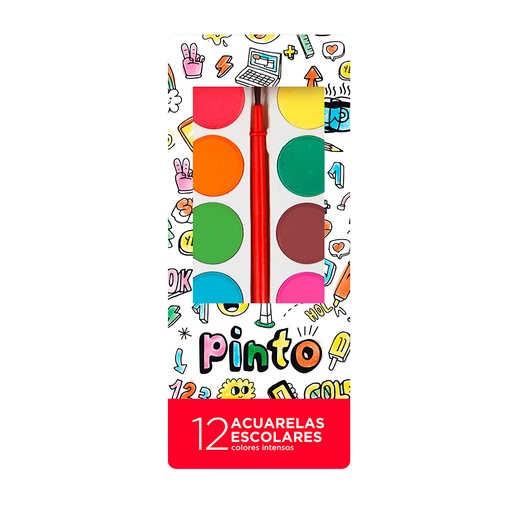 [FILGOACUAR12] Acuarela Filgo, paleta de 12 colores