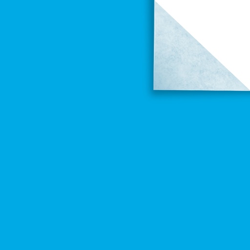 [PAPAFICHECEL] Papel Afiche celeste, pack de 20 unidades