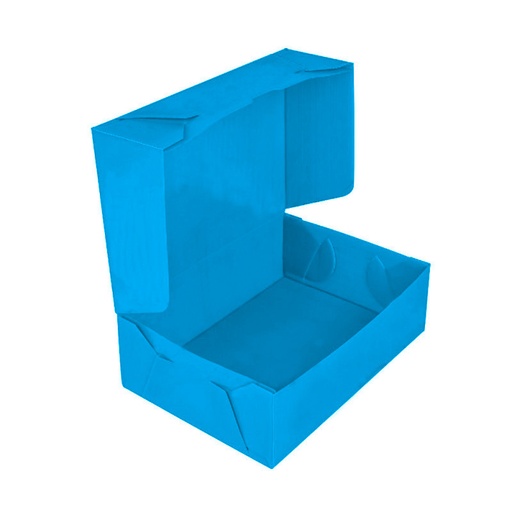 [CAJACELOF9] CAJA ARCHIVO OFICIO 9 PLAST.CELESTE TV 36x25x9 400gr.