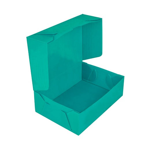 [CAJAVEROF12] CAJA ARCHIVO OFICIO 12 PLAST.VERDE TV 36x25x12 400gr.