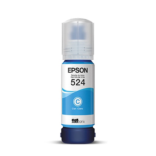 [EPSBOTT524CY] Botella de tinta Original Epson T524 T524220-AL cyan