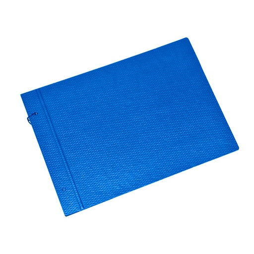 [CARFIBRAAZU5] Carpeta N°5 Fibra azul brillante