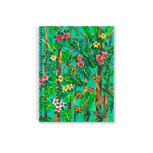 [DESIGN297R] Cuaderno espiralado Design, 22 x 29cm. 84 hojas rayadas