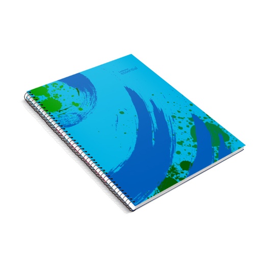 [ESSEN297TURR] Cuaderno espiralado Essential tapa de polipropileno turquesa, 22 x 29cm. 84 hojas rayadas